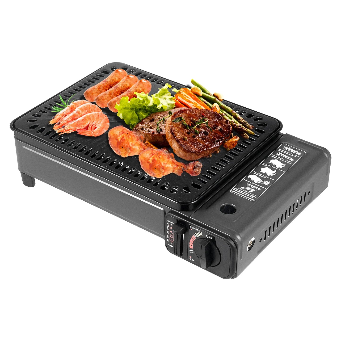 Portable Gas Camping Grill Butane Gas Stove For