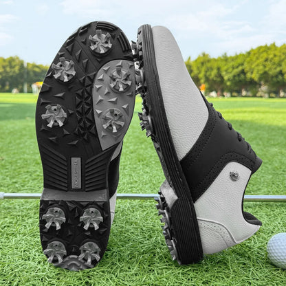 Golf Spiked Sneakers Walking Footwears for Golfers