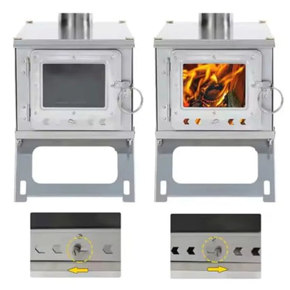 Portable Wood Burning Light Weight Camping Stove
