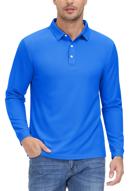 Mens Golf Polos Quick Dry Breathable T-shirt