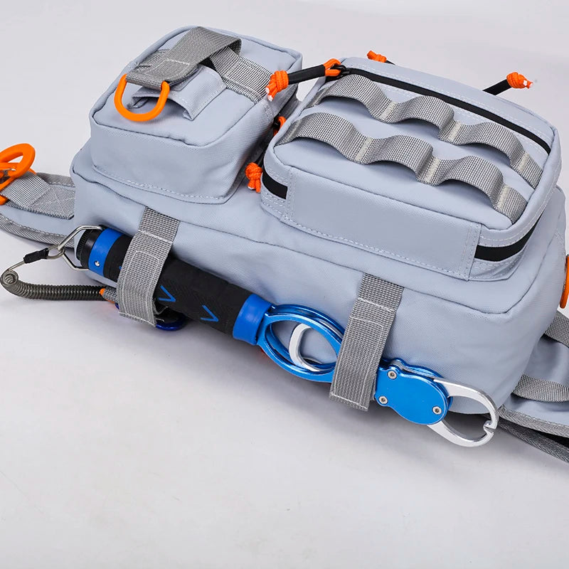 Male Hiking Crossbody Fishing Rod & Lure bag.