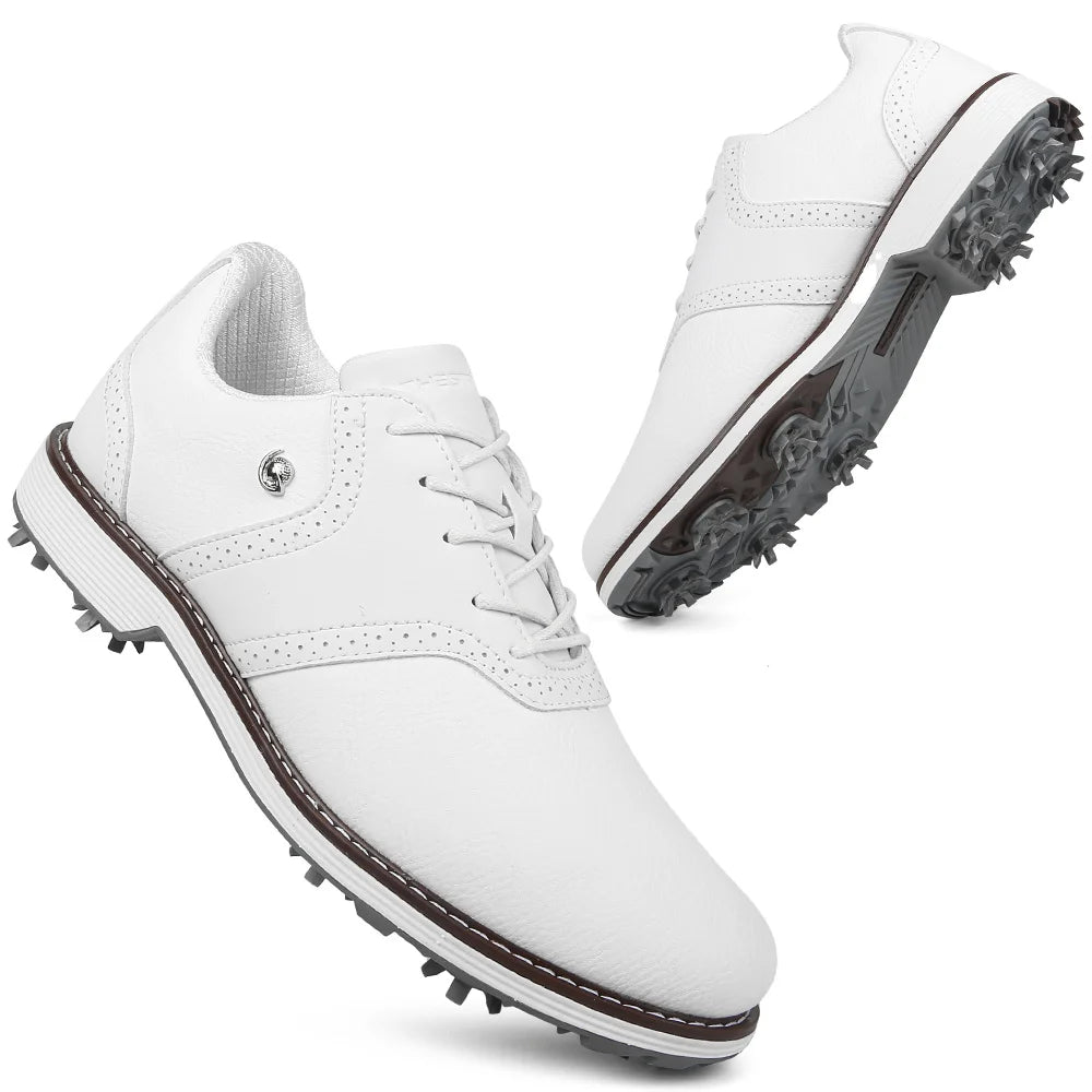 Golf Spiked Sneakers Walking Footwears for Golfers