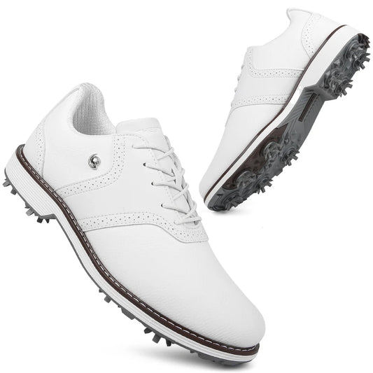 Golf Spiked Sneakers Walking Footwears for Golfers