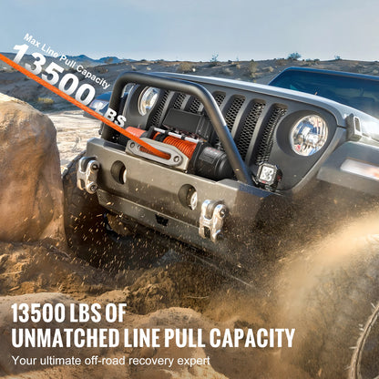 13500lbs Electric Car Truck Winch /80ft cable