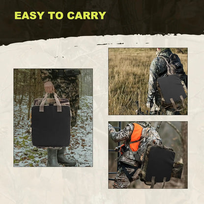 Heated Hunting Seat Cushion with Backrest,