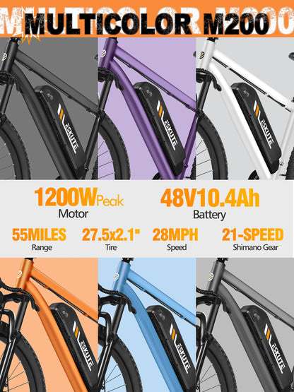 M200, 27.5" Electric Mountain Bicycle  –