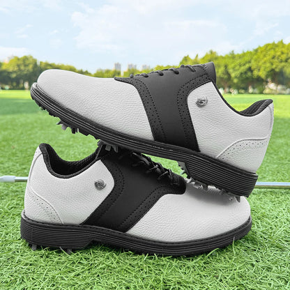 Golf Spiked Sneakers Walking Footwears for Golfers