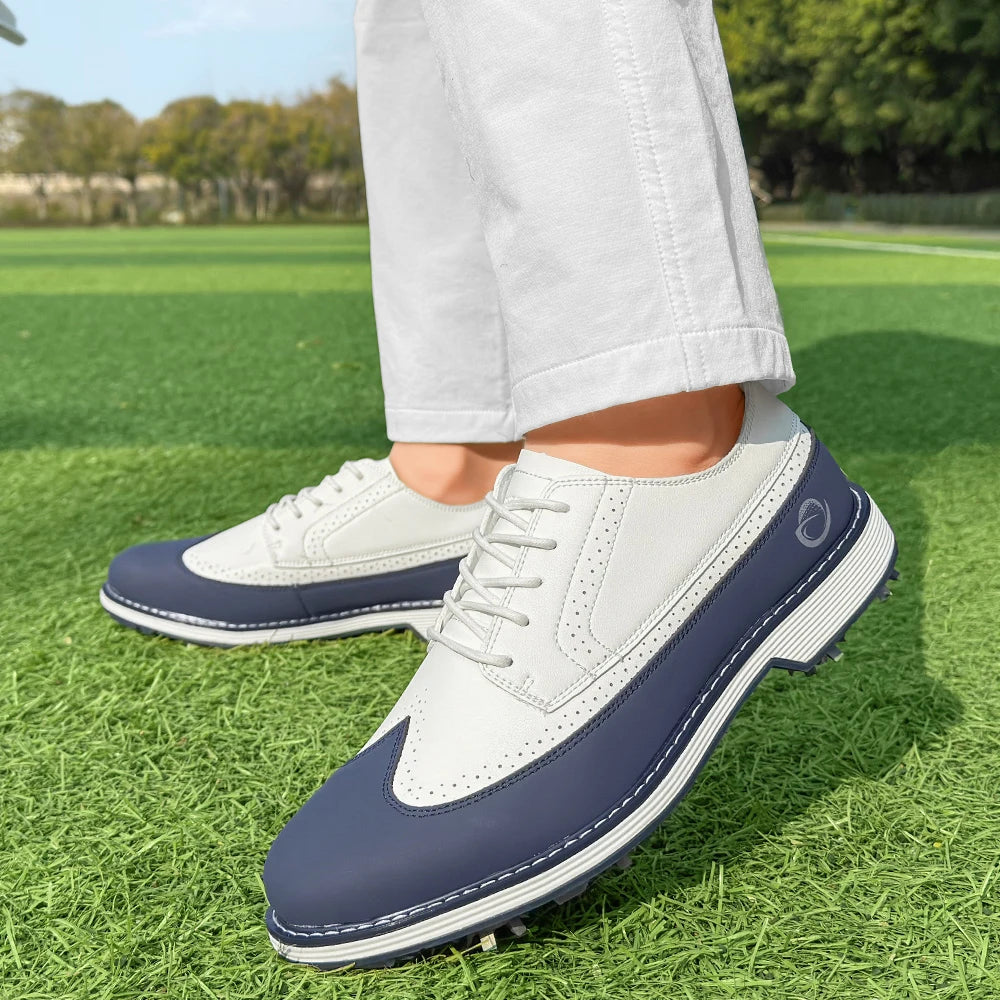 New Men Spiked Walking Golf Shoes Size 7-14