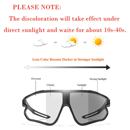 Men Women Sports Big Frame Windproof Goggles