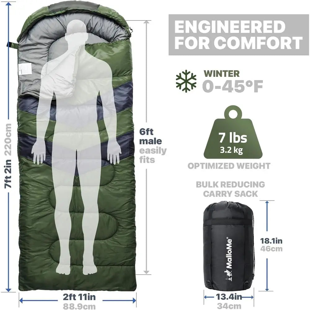 Lightweight Backpacking Warm Camping Bag