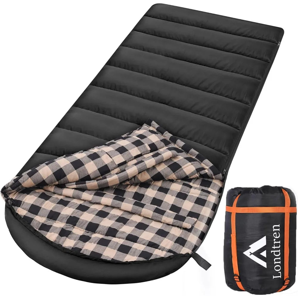 Large XXL, 0 Degree Sleeping Bags for Adults