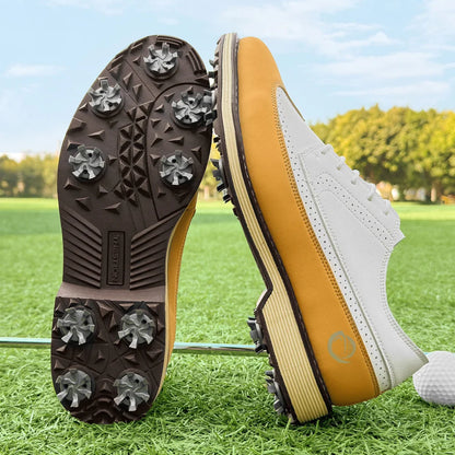 New Men Spiked Walking Golf Shoes Size 7-14