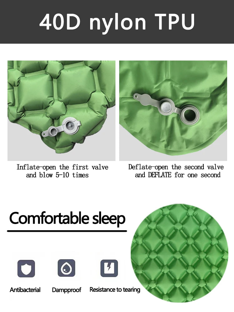 Inflatable Folding Sleeping Beach floating Pad