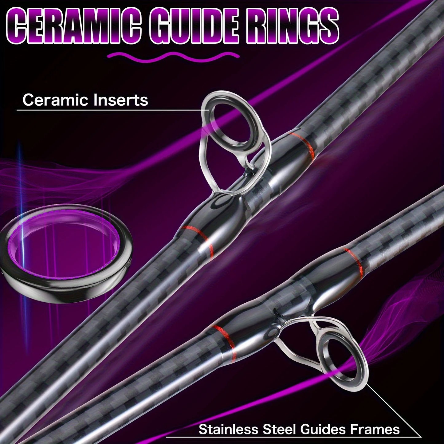 Fast Action Carbon Fiber Telescopic Fishing Rod