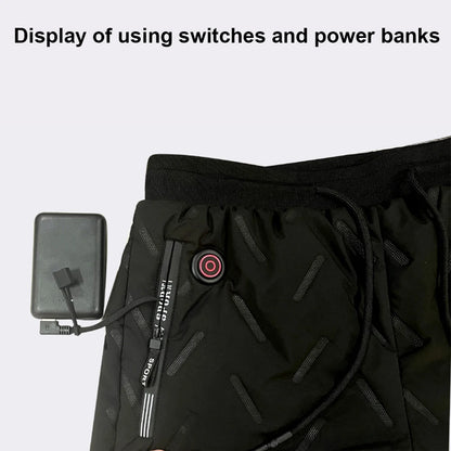 Waterproof Unisex Heated Thermal Pants, 10 settings