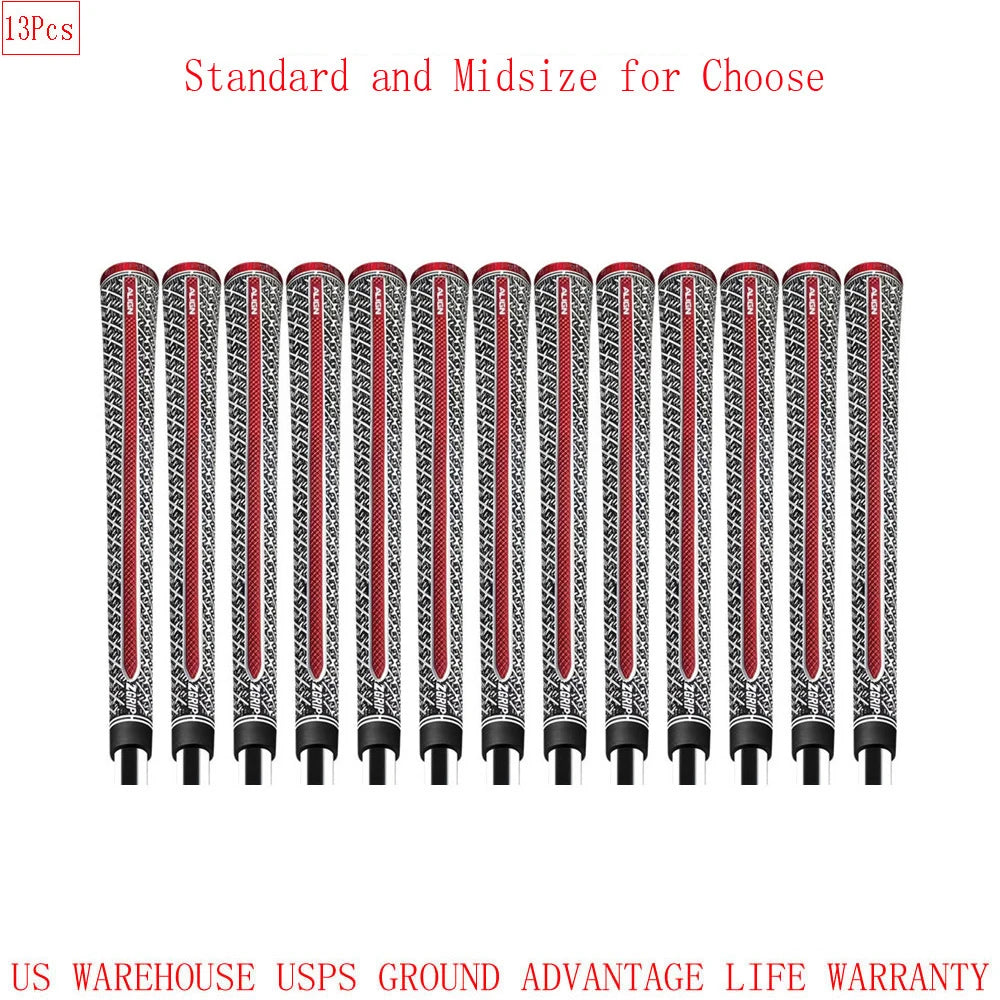 13PCs Golf Club Grip Standard/Midsize 60R