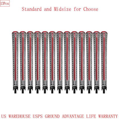 13PCs Golf Club Grip Standard/Midsize 60R