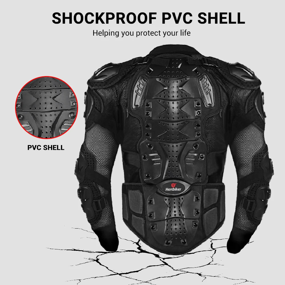 New Motorcycle Armor Men's Anti Fall Anti Collision