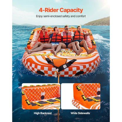 Water Sport Towable Tube for Boat to Pull