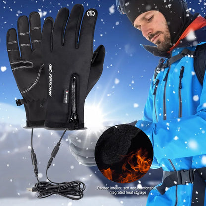 Electric Winter Outdoor Cycling, Running  Nonslip Motorcycle Gloves