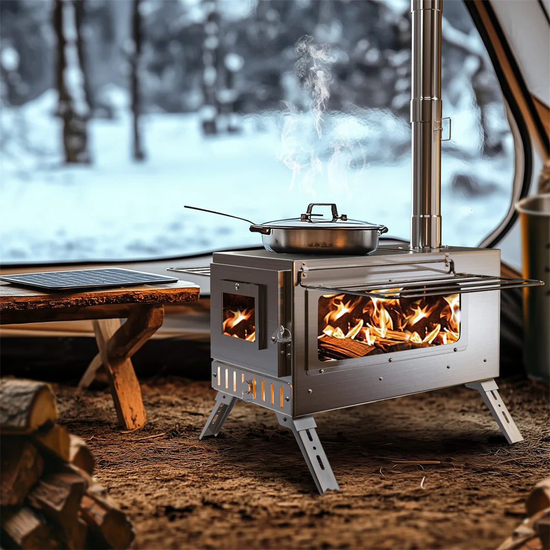 Hot Tent Portable Wood Burning Stove