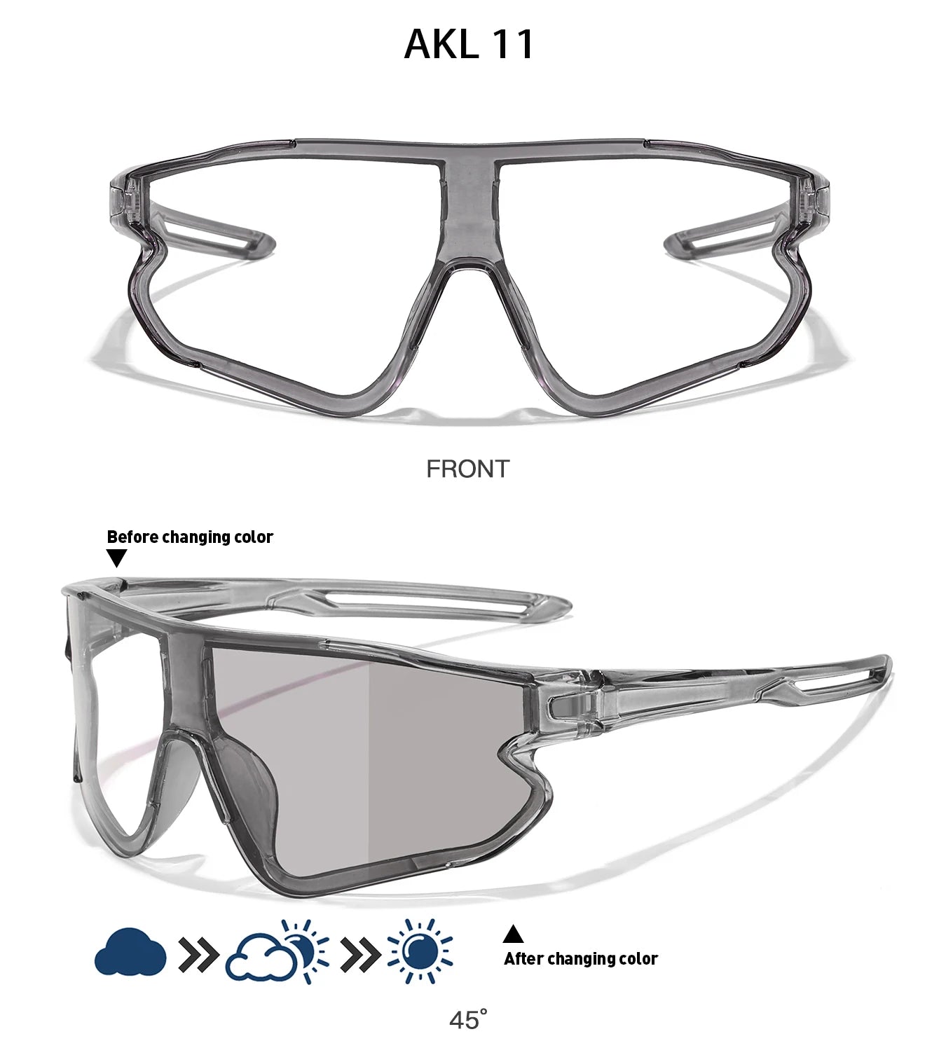 Men Women Sports Big Frame Windproof Goggles