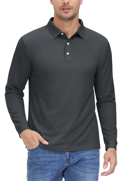 Mens Golf Polos Quick Dry Breathable T-shirt