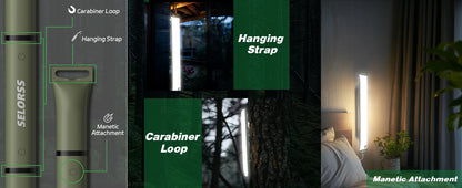 Waterproof Portable Solar Camping Lantern 2000mAh