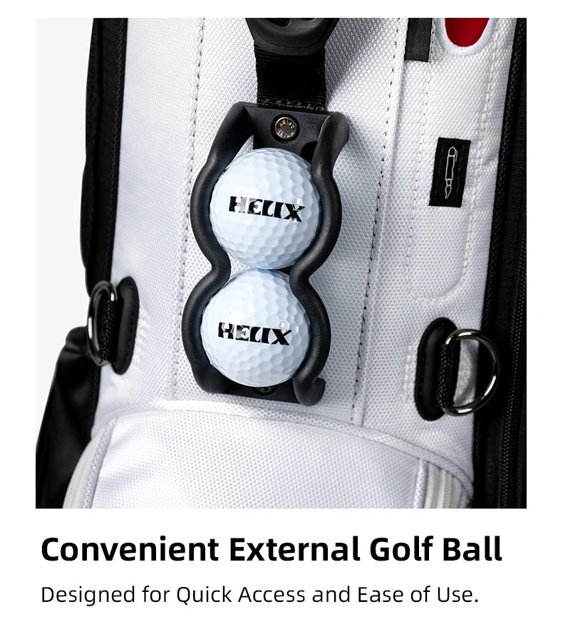 Golf Stand Bag with Retractable Top Cover and Wheels