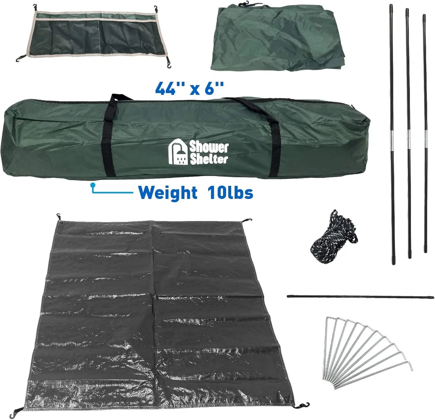 Portable Outdoor Pop-Up Shower Tent Enclosure