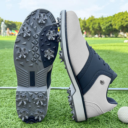 Golf Spiked Sneakers Walking Footwears for Golfers