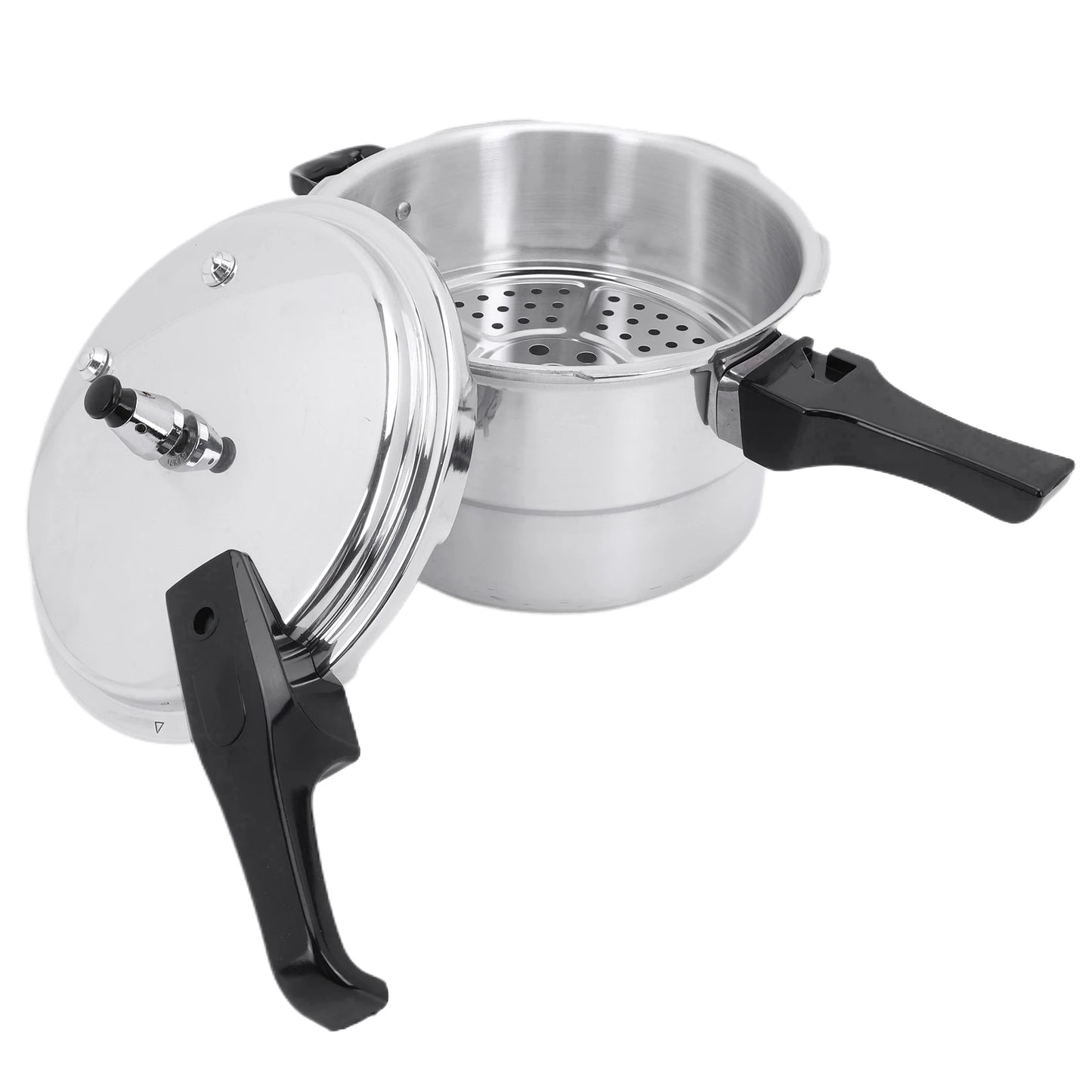 Aluminum Pressure Cooker with Steaming Plate