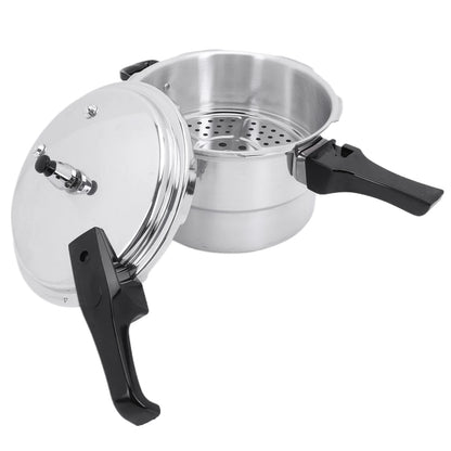 Aluminum Pressure Cooker with Steaming Plate