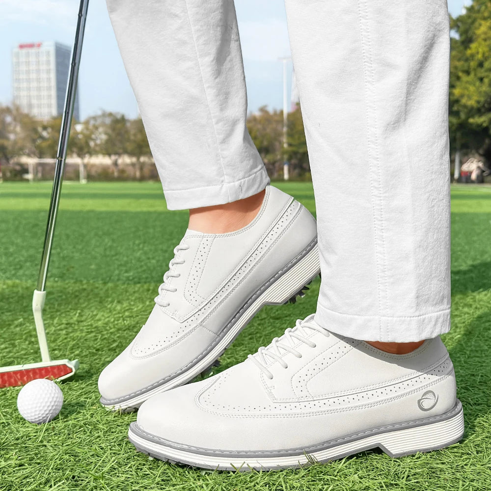 New Men Spiked Walking Golf Shoes Size 7-14