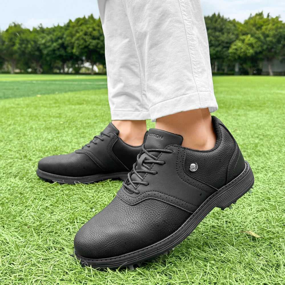 Golf Spiked Sneakers Walking Footwears for Golfers