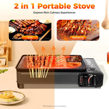 Portable Gas Camping Grill Butane Gas Stove For