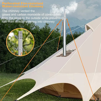 Hot Tent Portable Wood Burning Stove