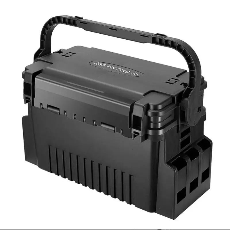 2-  tier Multi-function Portable Fishing Tackle Box