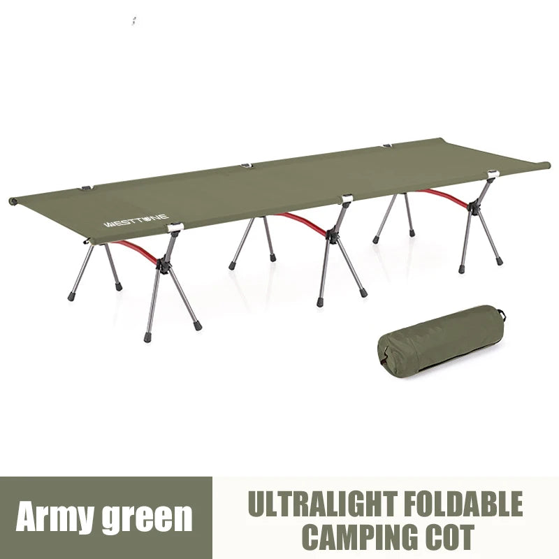 Ultralight Aluminum Alloy Sleeping Cot for Outdoor
