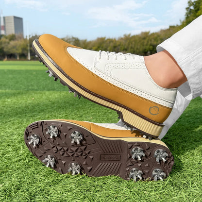 New Men Spiked Walking Golf Shoes Size 7-14