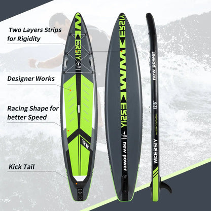 Surfboard Paddle Board 12ft6in Green stand up paddleboard