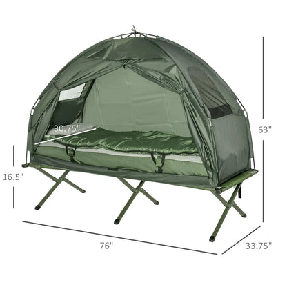 All in One Folding Camping Cot for Adults