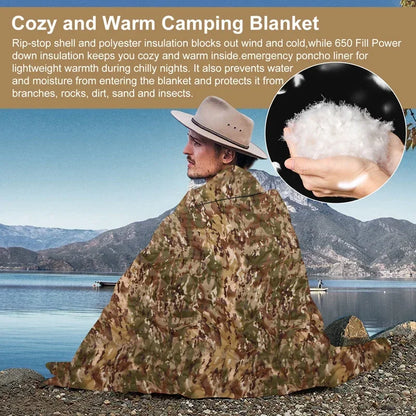 Camping Hunting Camouflage Water Repellent Poncho
