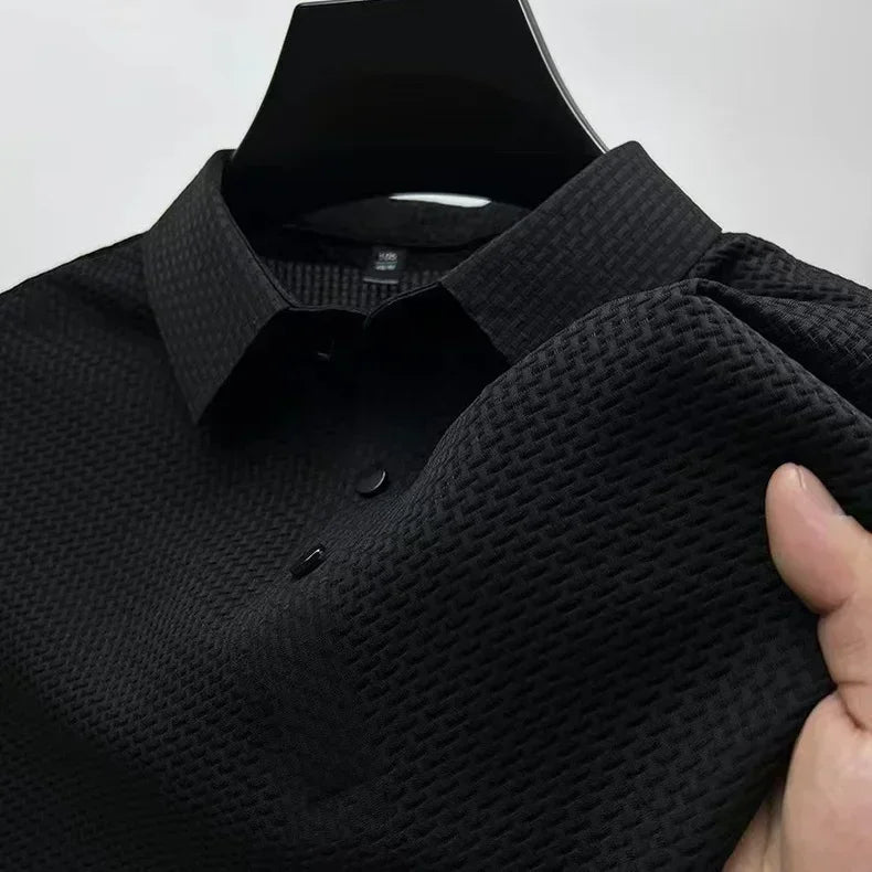 Men's Ultra Stretch Loose Fit Polo Shirts Breathable