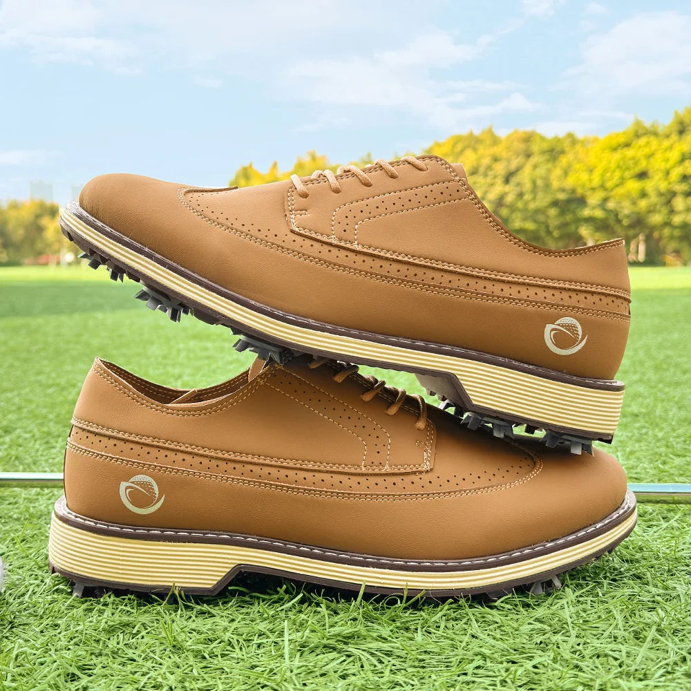 New Men Spiked Walking Golf Shoes Size 7-14