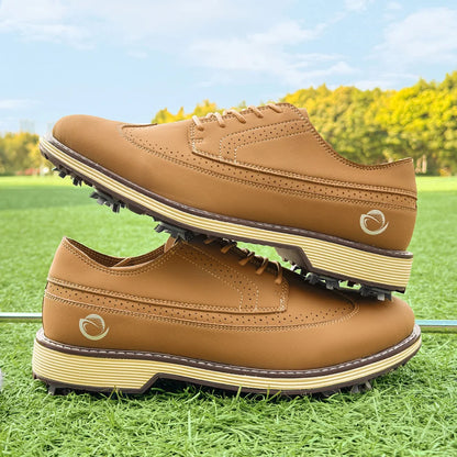 New Men Spiked Walking Golf Shoes Size 7-14