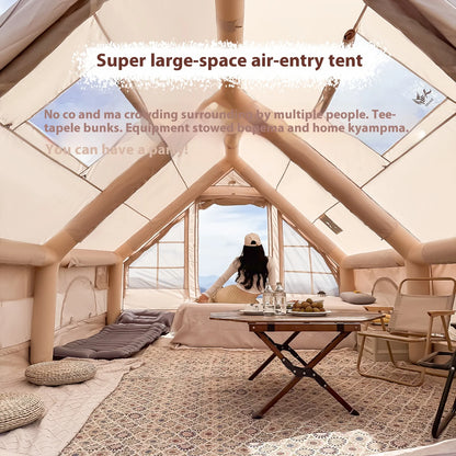 8 Person Inflatable Adult Luxury Camping, Stove Plug,