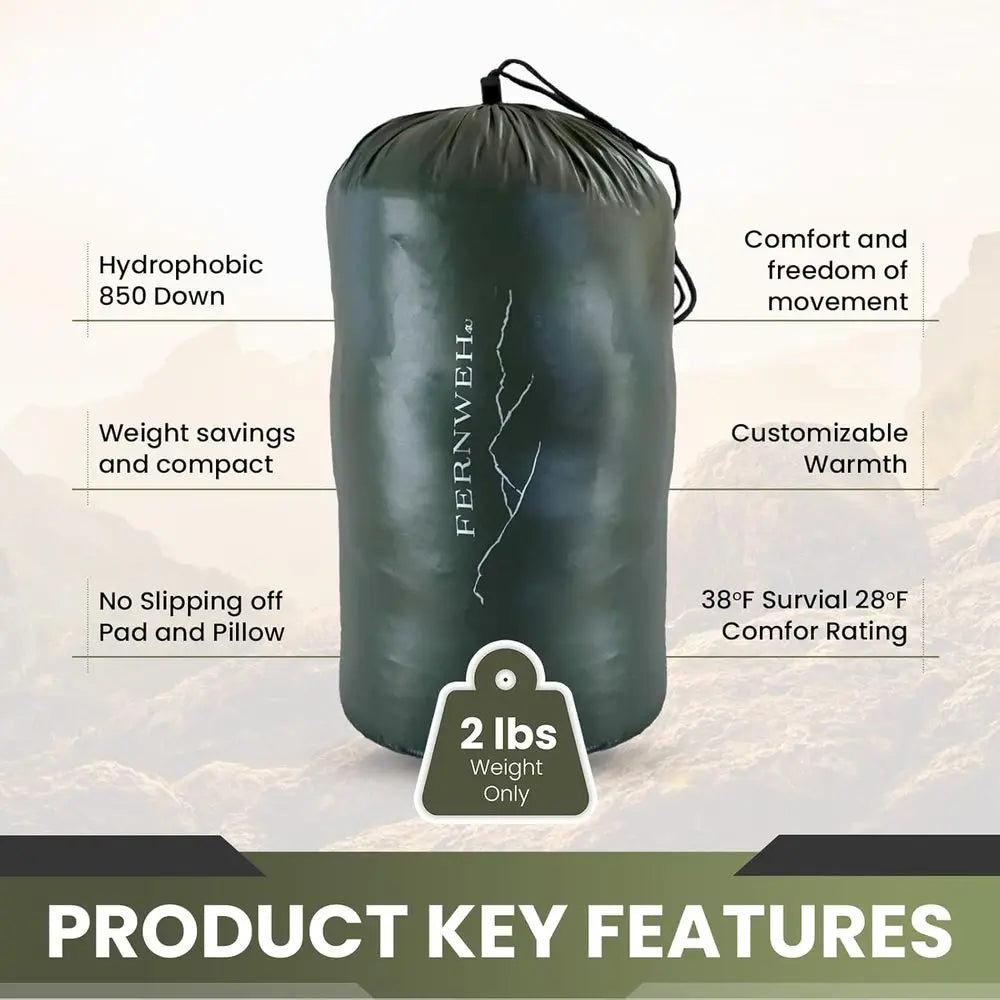 Ultralight Backpacking  Down  Camping Blanket
