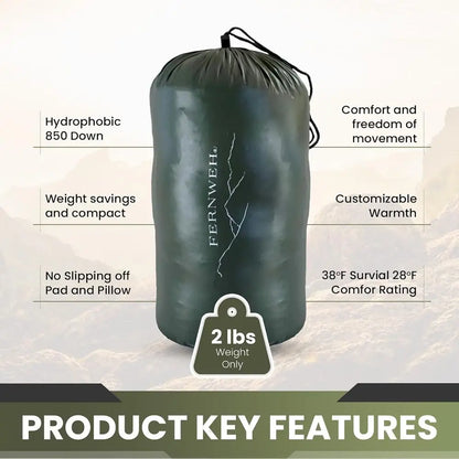 Ultralight Backpacking  Down  Camping Blanket