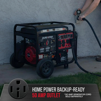 DS13000MX Dual Fuel Portable Generator